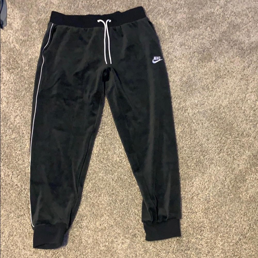 velvet nike track suit bottoms